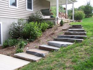 Boulder Stairs and Furniture